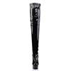 Pleaser - DELIGHT3000 Bottes cuissardes à plateforme - Noir Product image